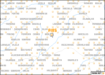 map of Pias