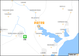 map of Piatra