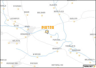 map of Piatra