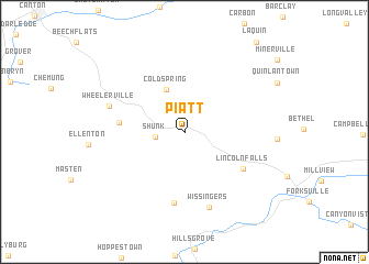 map of Piatt