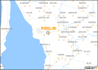map of Piauliai