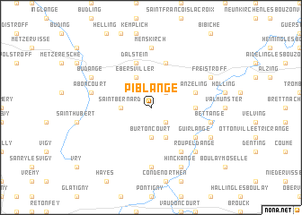 map of Piblange