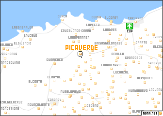 map of Pica Verde