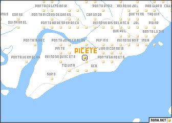 map of Picete