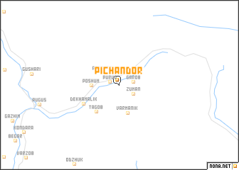 map of Pichandor