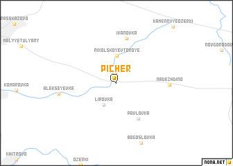 map of Picher