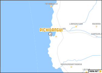 map of Pichidangui