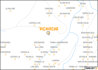 map of Pichincha