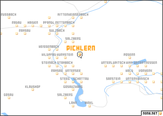 map of Pichlern