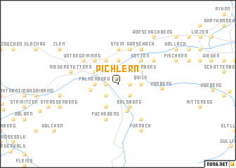 map of Pichlern