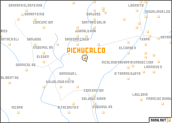 map of Pichucalco