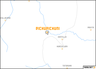 map of Pichupichuni