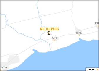 map of Pickering