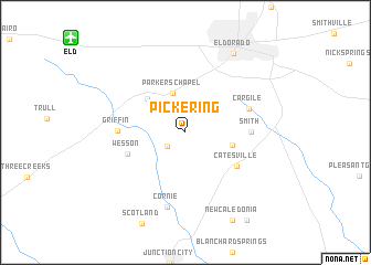 map of Pickering