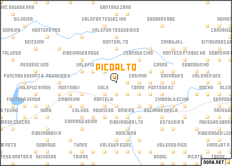 map of Pico Alto