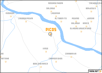 map of Picos