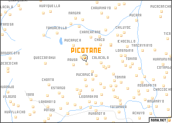 map of Picotane