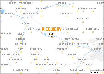 map of Picquigny