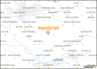 map of Piddington