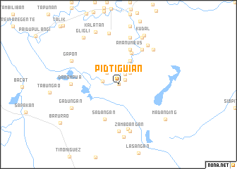 map of Pidtiguian