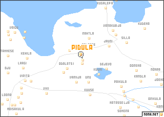 map of Pidula