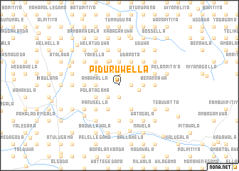 map of Piduruwella