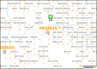 map of Piedades