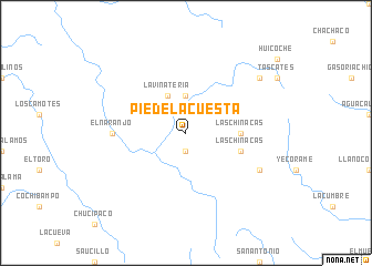 map of Pie de la Cuesta