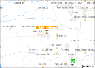 map of Piedigrotta