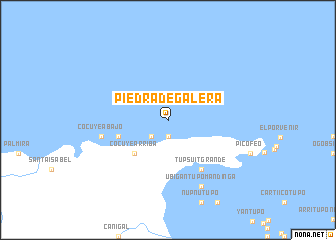 map of Piedra de Galera