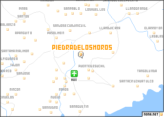 map of Piedra de los Moros