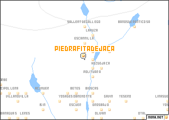 map of Piedrafita de Jaca