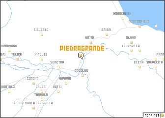 map of Piedra Grande