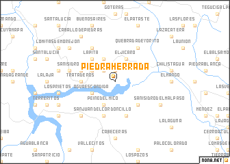 map of Piedra Herrada