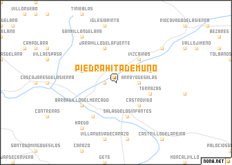 map of Piedrahita de Muñó