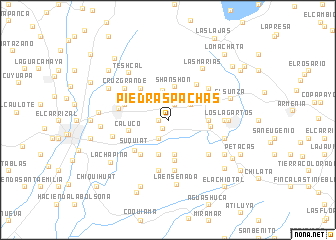 map of Piedras Pachas