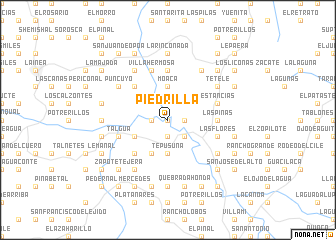 map of Piedrilla