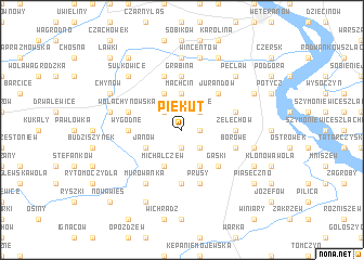 map of Piekut