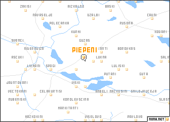 map of Piepeni