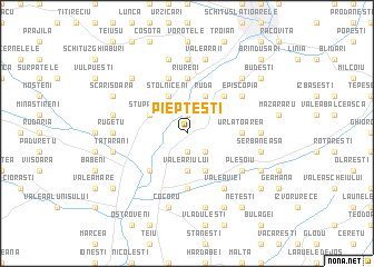 map of Piepteşti