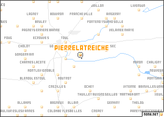 map of Pierre-la Treiche