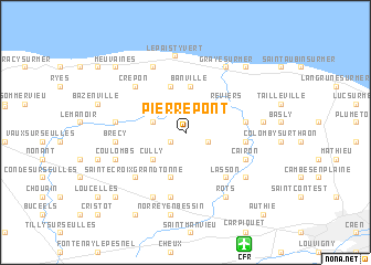 map of Pierrepont