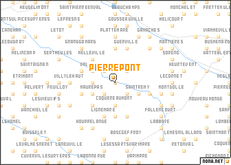 map of Pierrepont
