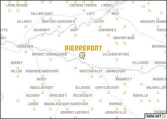 map of Pierrepont