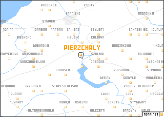map of Pierzchały
