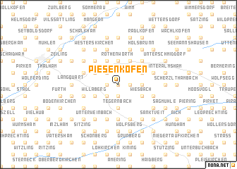 map of Piesenkofen