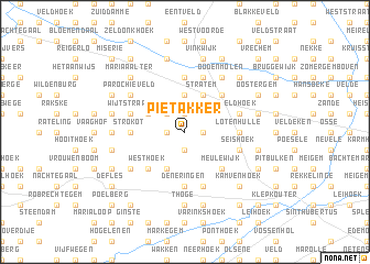 map of Pietakker