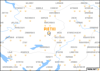 map of Piętki