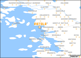 map of Pietola