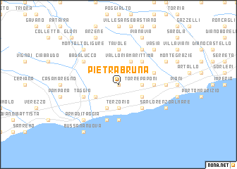 map of Pietrabruna